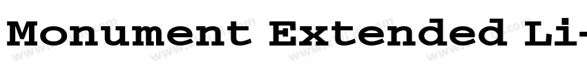 Monument Extended Li字体转换 Monument Extended Li字体转换